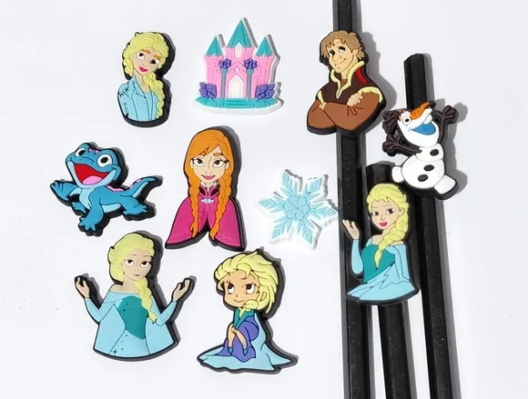 Ponteira P/lápis Frozen Emborrachado Pacote com 10 Unidades