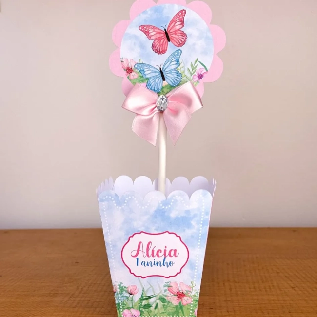 PEGUE E MONTE - Centro de Mesa JARDIM - Decoração de Festa | Lembrancinhas | Aniversário | Personalizados