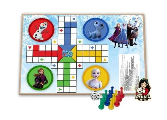 Jogo de Ludo Personalizado Frozen