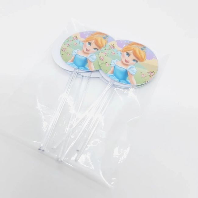 Topper de Doces Personalizados CINDERELA CUTE