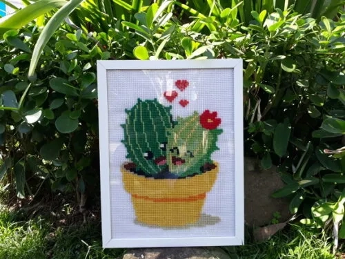 Quadro Cactos Felizes