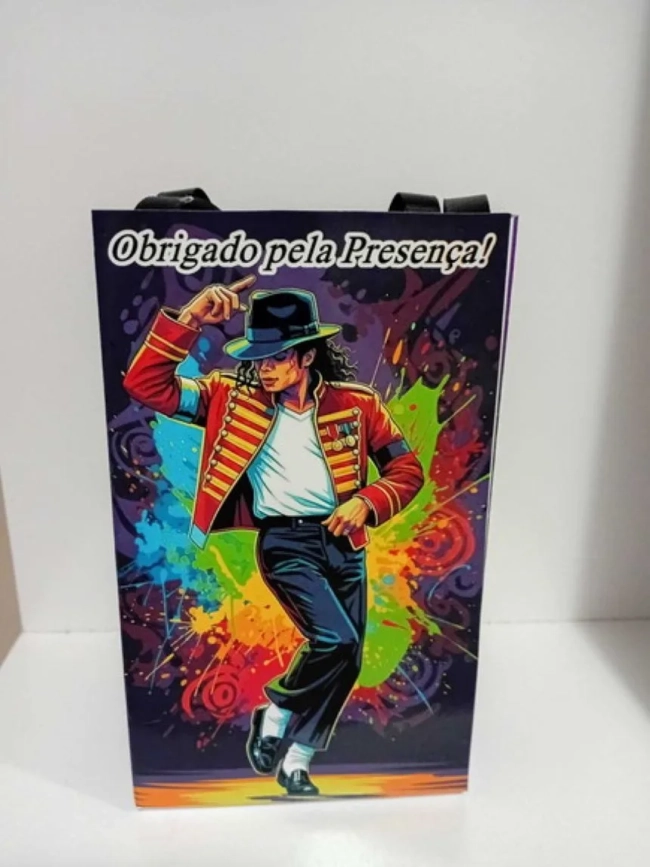 Sacolinhas Personalizadas Michael Jackson para Lembrancinhas