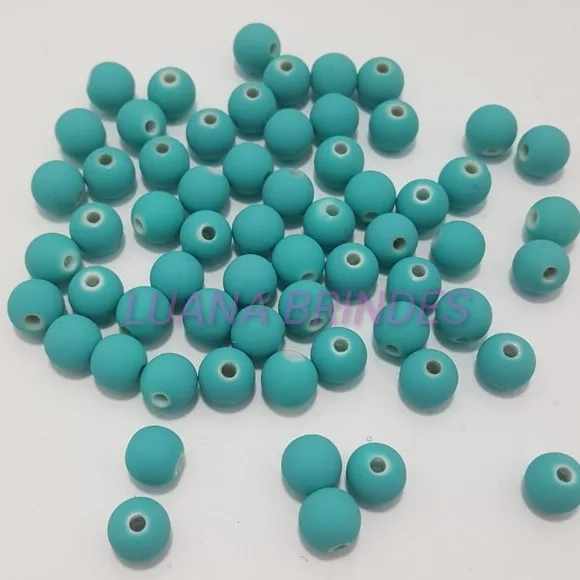 Bolinha Emborrachada Verde 8mm Pct 100 Unidades