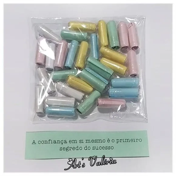 Cápsula com Mensagem Motivacionais