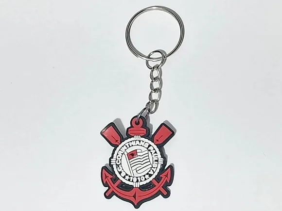 Chaveiros Time 3,5cm Emborrachados Pacotes 6 Unidades