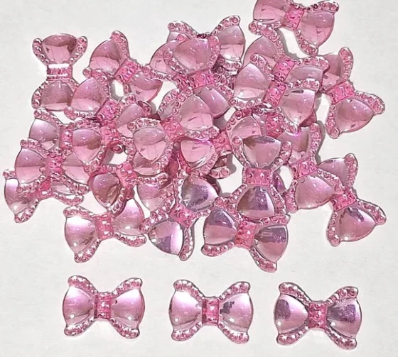 Chaton Lacinho Rosa - 50 Unidades