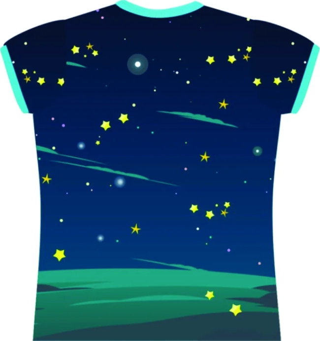 Baby Look Infantil Espacial