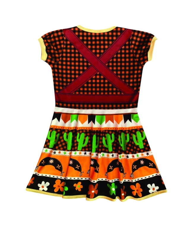Vestido Infantil Maria Bonita Cangaço Festa Junina Caipira