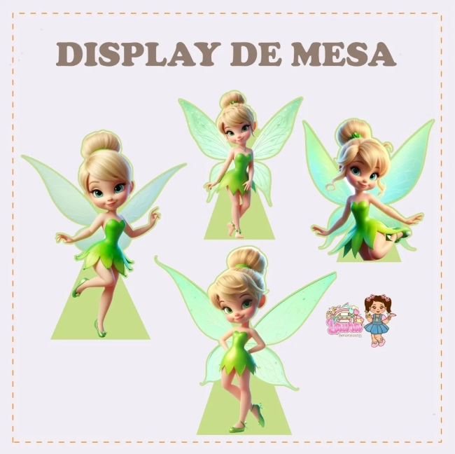 Kit Festa Só Um Bolinho TINKER BELL 2 - Decoração de Festa