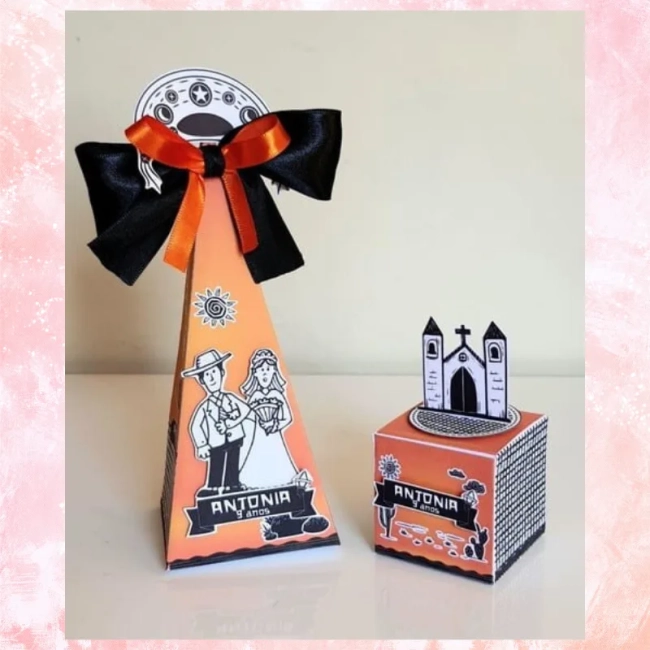 Kit 50 Lembrancinhas para Festa Cordel
