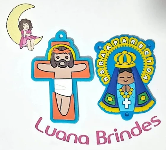 Entremeio Nossa Senhora Aparecida e Cruz Emborrachado - 4 un