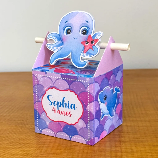 Kit Personalizado Sereia 3D Arquivo Digital