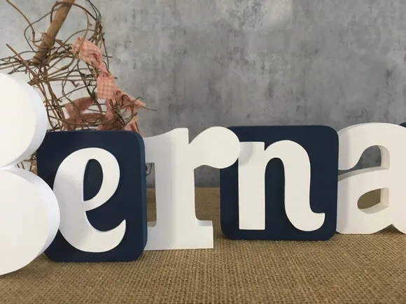 Letras de MDF -Nomes Blocos URSO
