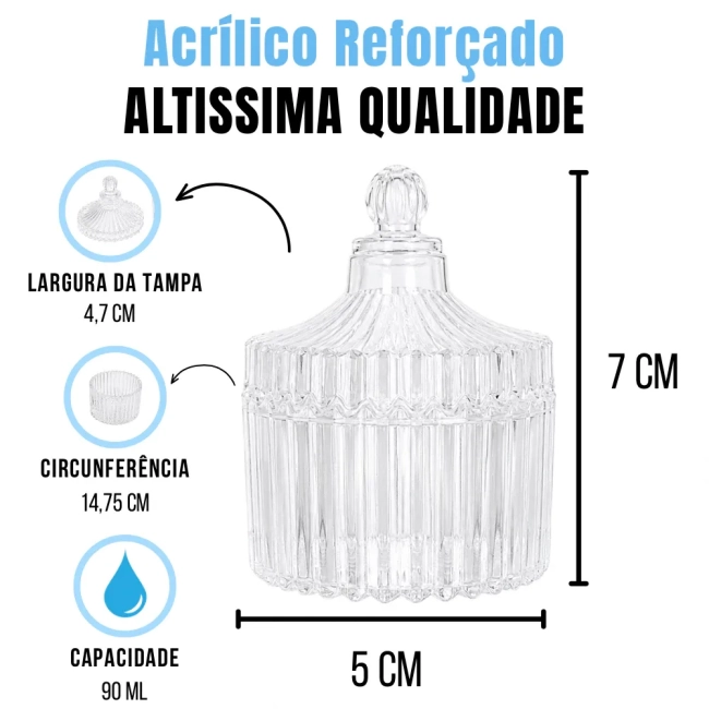 Bomboniere acrílica Lembrancinha Maternidade