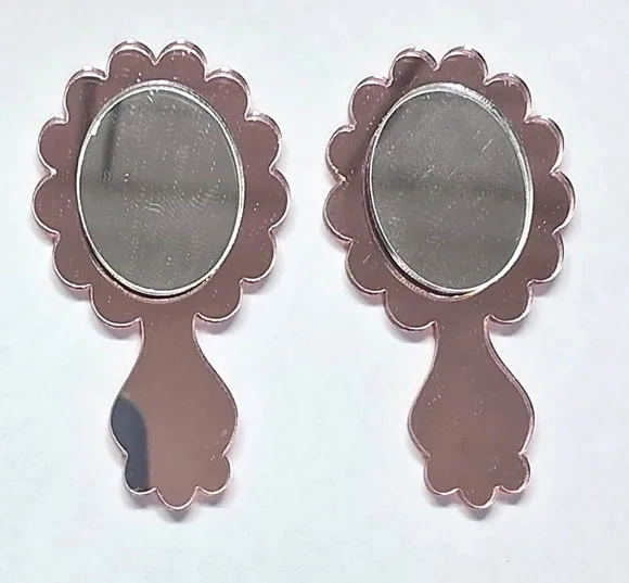 Espelho Princesa Rose 5,5cm-6 Unidades