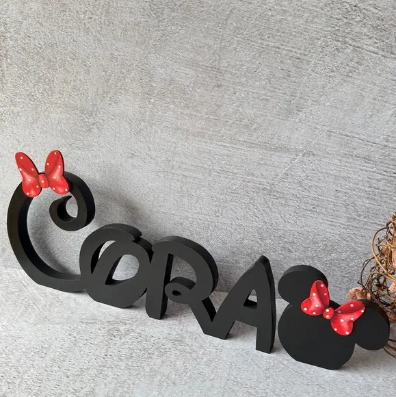 Nome em mdf - Linha Disney - Decoração Bebê e Infantil