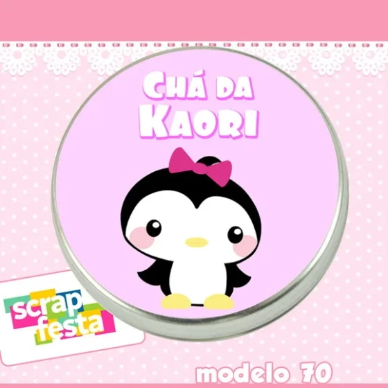 Lembrancinhas de Chá de Bebê Latinhas