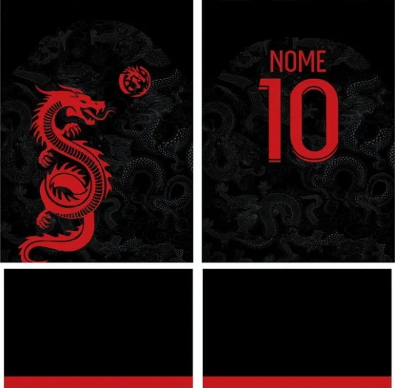 Arte Vetor Camisa Interclasse Dragao Mod-192