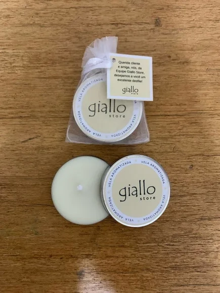 Brinde Empresarial Vela Aromática Organza