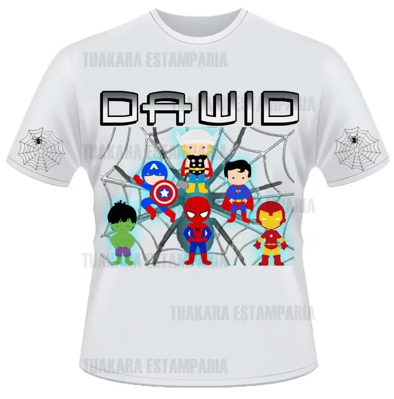 Camiseta Heróis Baby