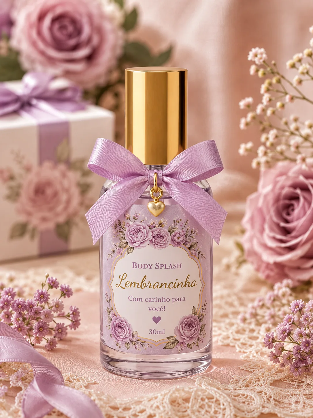 Mini Body Splash Personalizado para Lembrancinhas
