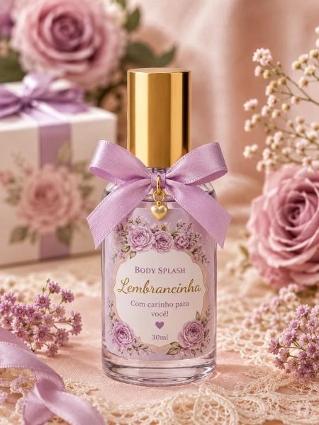 Mini Body Splash Personalizado para Lembrancinhas