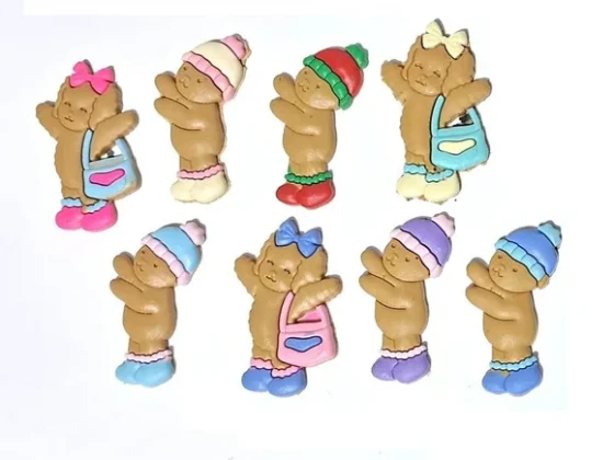 Aplique Bobbie Goods Emborrachado Pacote com 8 Unidades