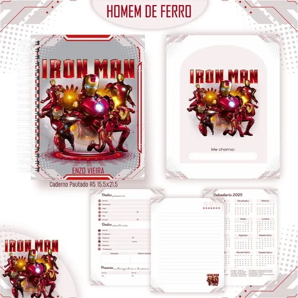 Caderno ou Agenda Personalizada