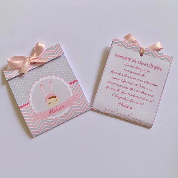 Lembrança Maternidade Sachê Sementinha Metoo