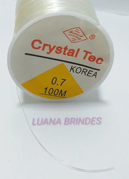 Fio de Silicone - 0,7mm - 1 rolo com 100 metros