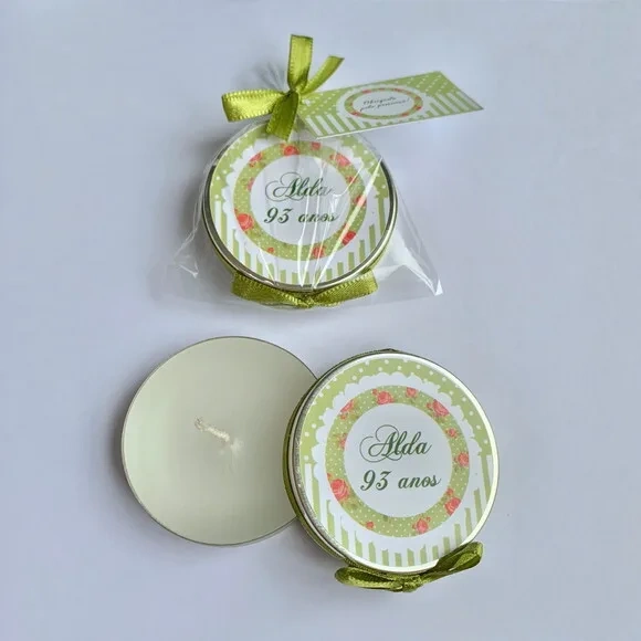 Lembrança 80 anos Vela Aromática