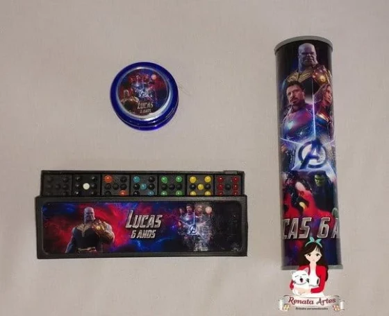 Kit Jogos Personalizado Vingadores Ultimato
