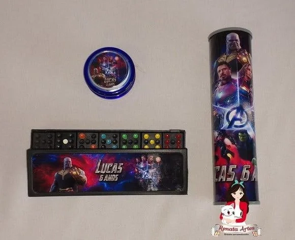 Kit Jogos Personalizado Vingadores Ultimato