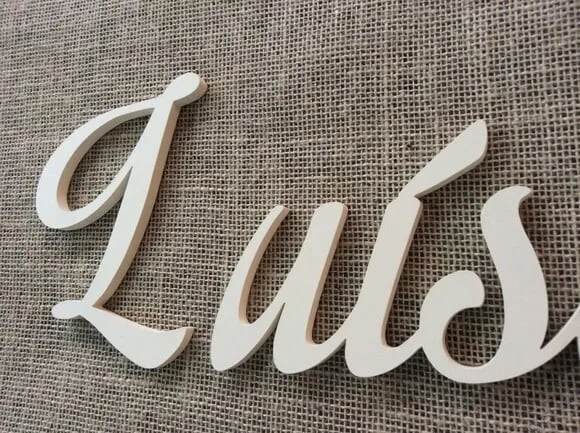 Letras Decorativas Nome De Parede