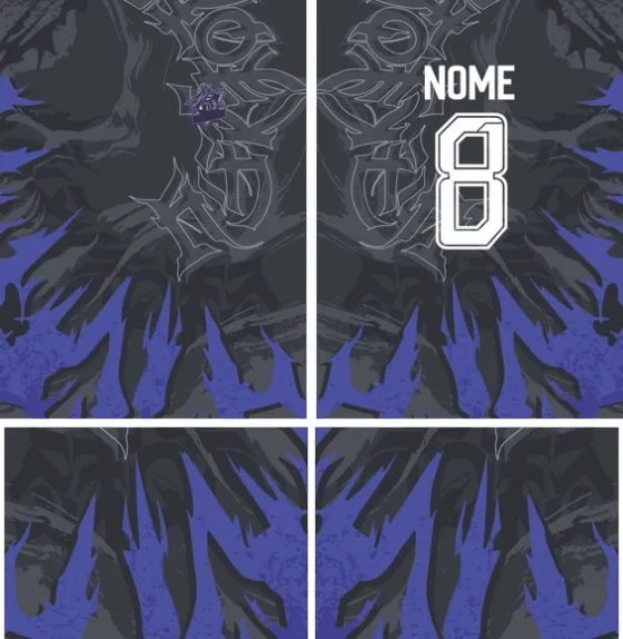Arte Vetor Camisa Interclasse Dragão Mod-182
