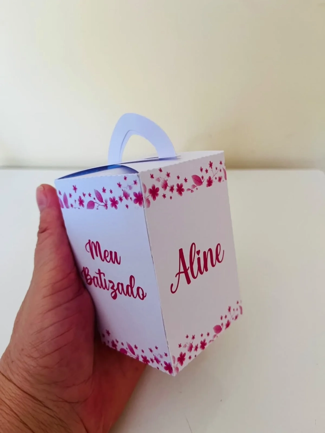 kit 15 Caixas Lembrancinhas Batismo Crisma Primeira Eucaristia Menina