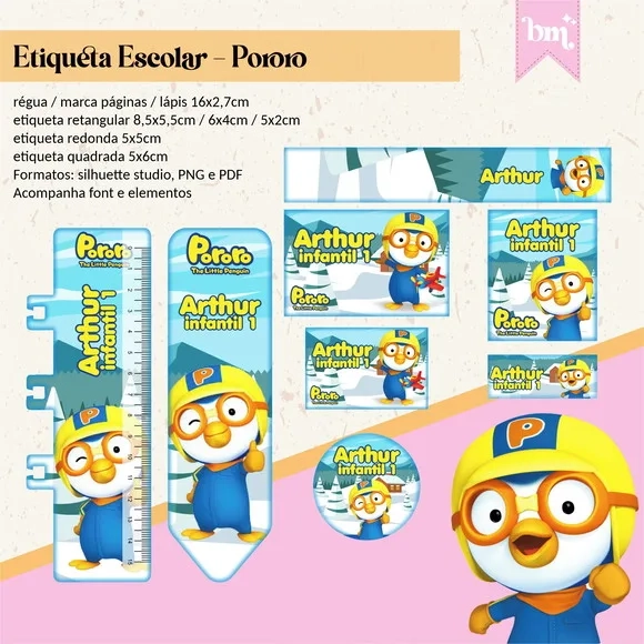 60 Etiquetas Escolares