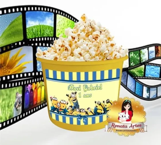 Balde de pipoca Minions