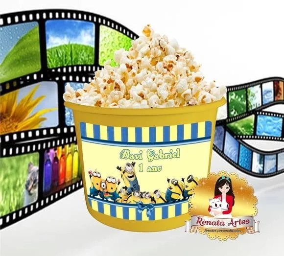 Balde de pipoca Minions