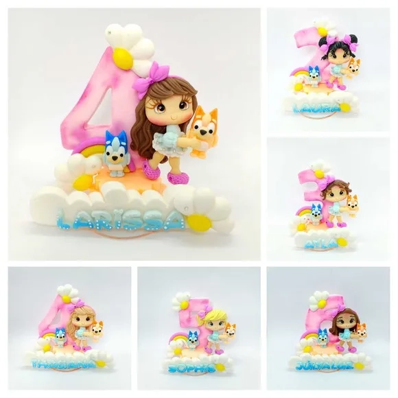 Vela Bluey Menina ( 1 a 9 Anos)