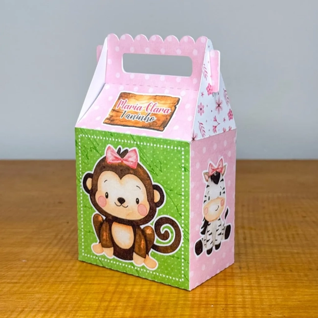 PEGUE E MONTE - Kit Festa SAFARI MENINA - Decoração de Festa | Lembrancinhas | Aniversário | Personalizados