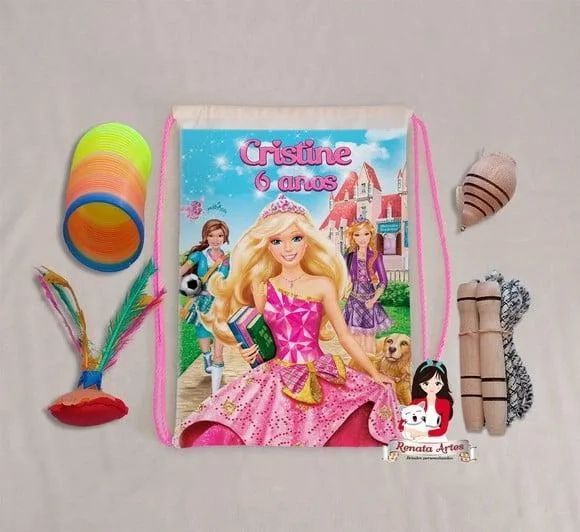 Mochila Boa Infância Tema Barbie
