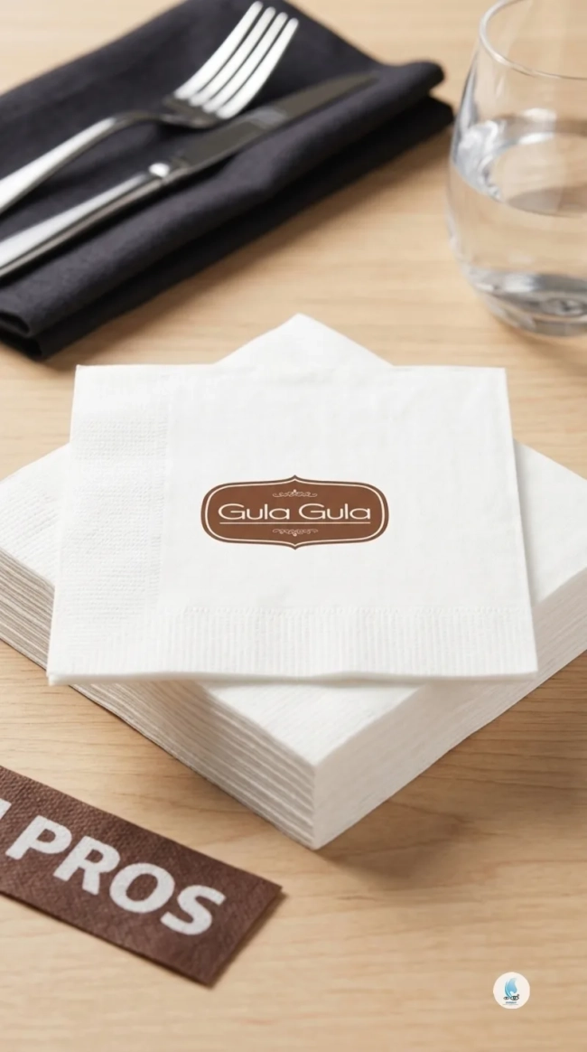 Guardanapo de Papel Coquetel Personalizado com sua Arte