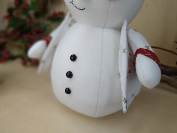 Boneco de Neve em Feltro* Chat Chamar Antes da Compra