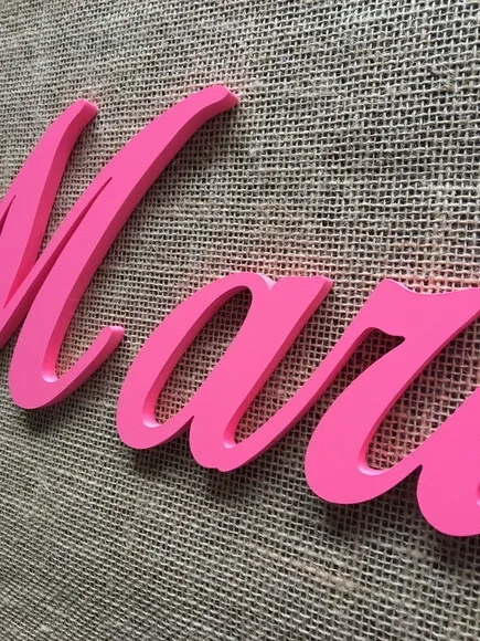 Letras Decorativas Nome De Parede