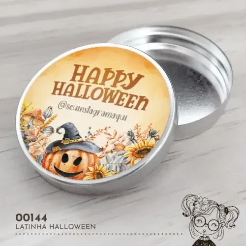 Latinha Adesivada Halloween - 00144