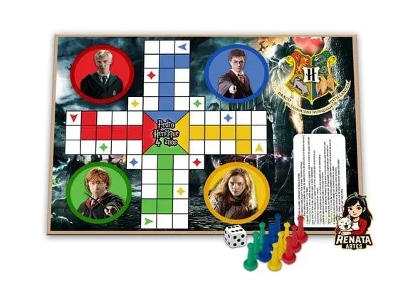 Jogo de Ludo Personalizado Harry Potter