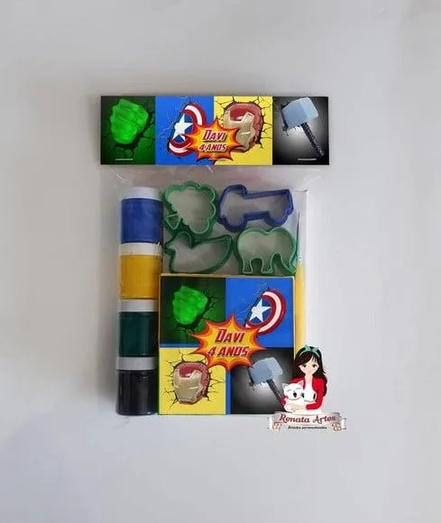 Kit Artes Personalizado Vingadores
