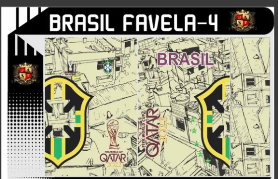 Vetor Da Camisa Brasil Favela -4