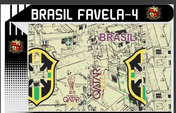 Vetor Da Camisa Brasil Favela -4